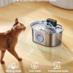 Cordless 3.2L Cat Water Fountain PWA-02 - Pet Water Fountains - PETIEX