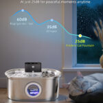 Cordless 3.2L Cat Water Fountain PWA-02 - Pet Water Fountains - PETIEX