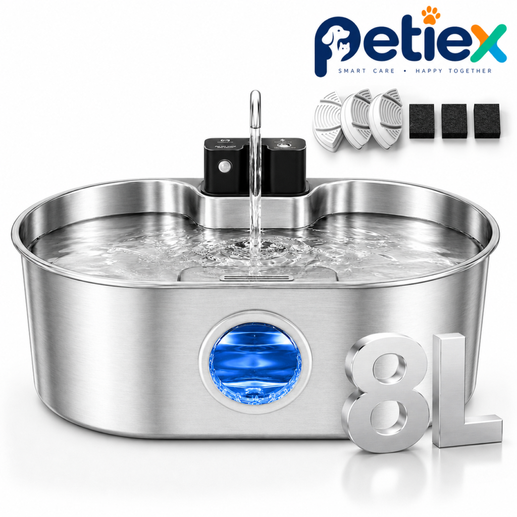 8L Dog Water Fountain PWA-04 - Pet Water Fountains - PETIEX