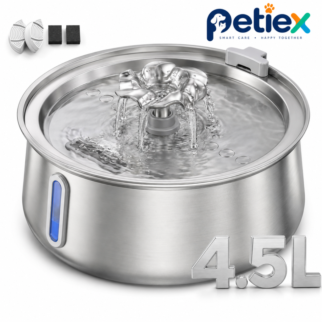 4.5L Cat Water Fountain PWA-05 - Pet Water Fountains - PETIEX
